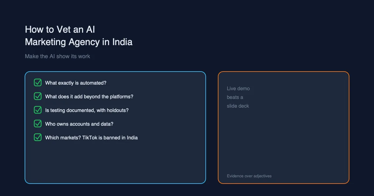 How to Vet an AI Marketing Agency in India