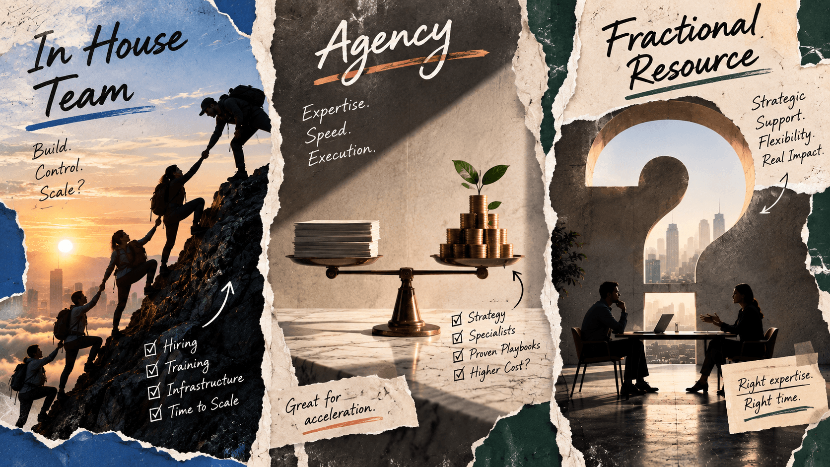 In-House vs Agency vs Fractional: Resourcing Growth in 2026