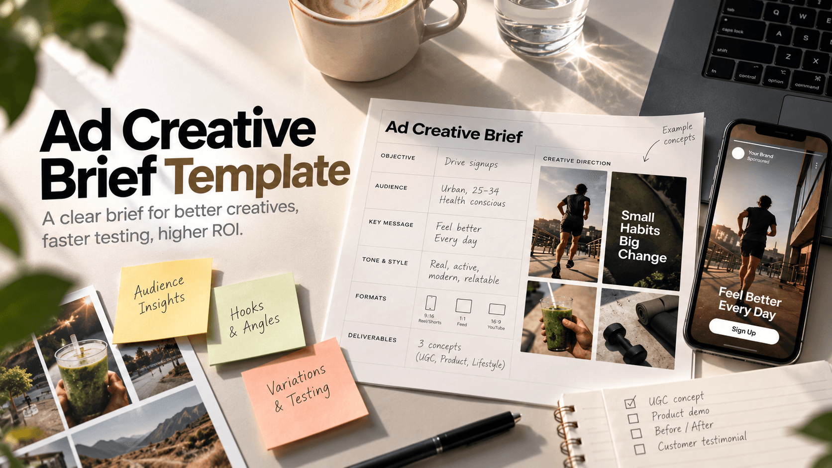 Ad Creative Brief Template: 5 Questions to Answer First