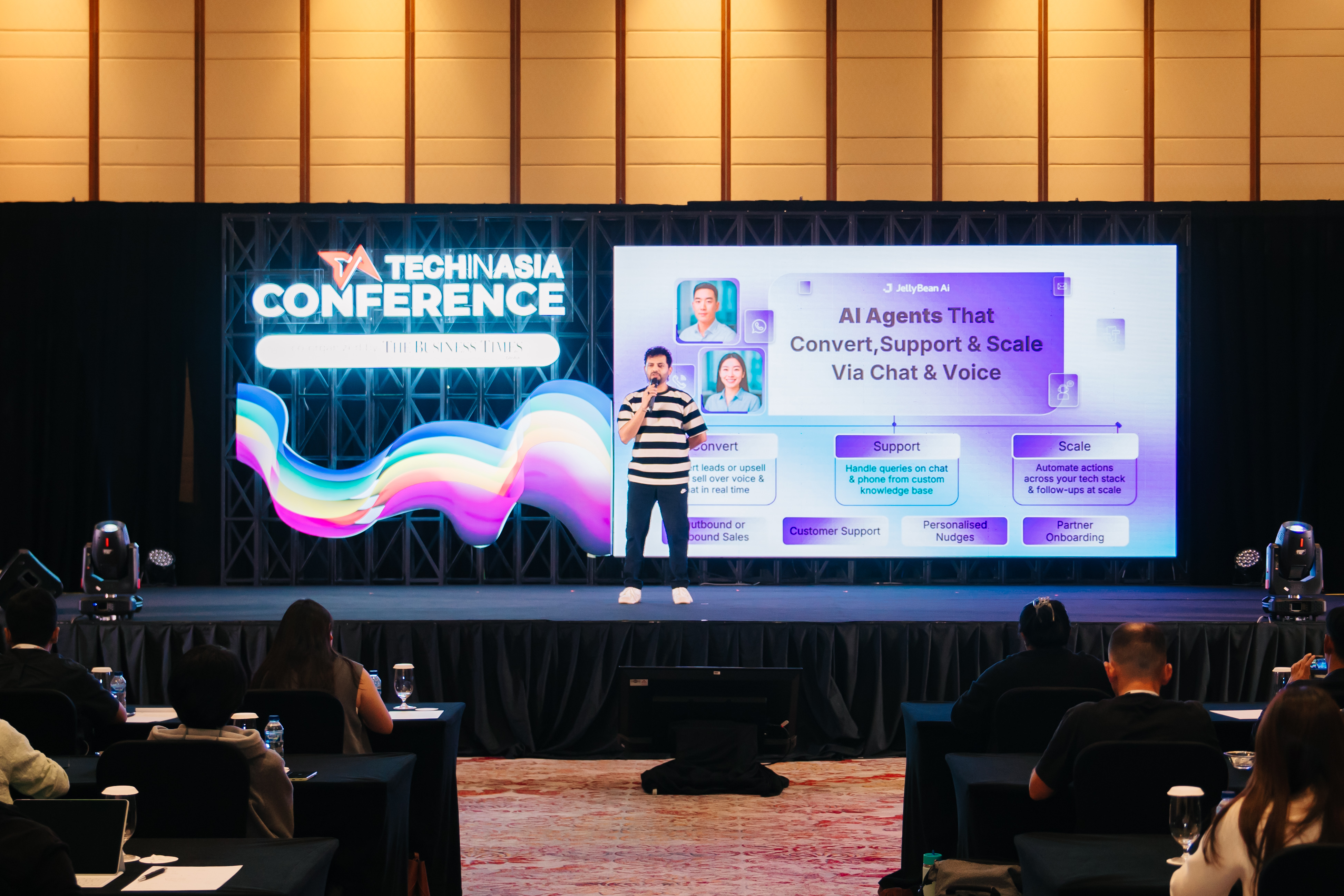 A presentation at the Tech in Asia conference