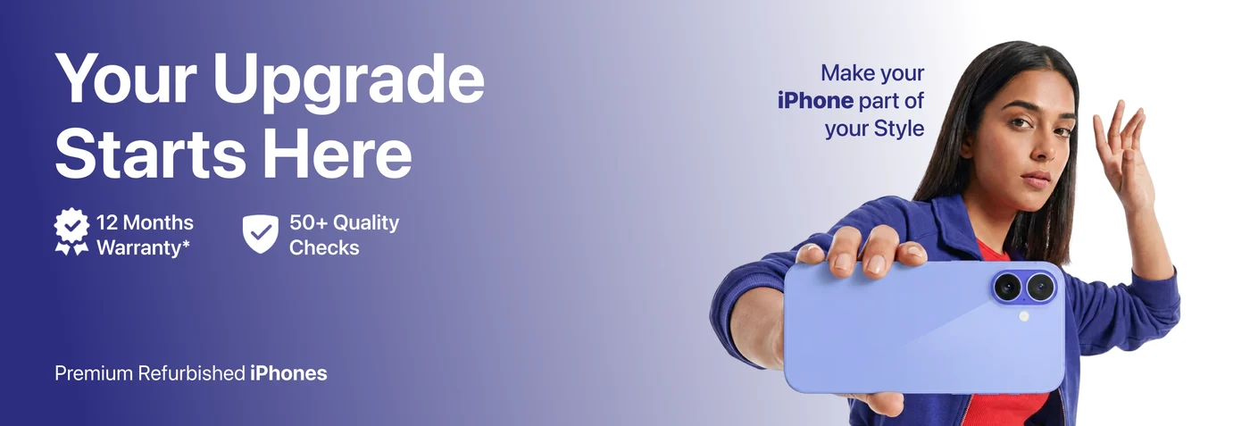 GREST premium refurbished iPhone campaign banner
